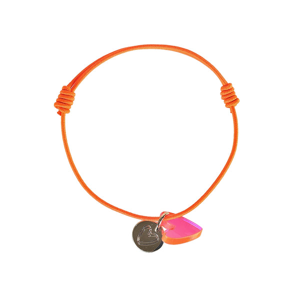 MAJOIE Armband Herz Orange