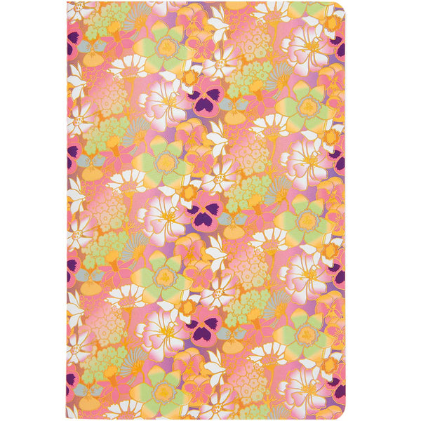 Notizhefte DIN A5, Grid / Stiefmütterchen FSC MIX