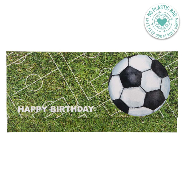 Geschenkumschlag Fußball