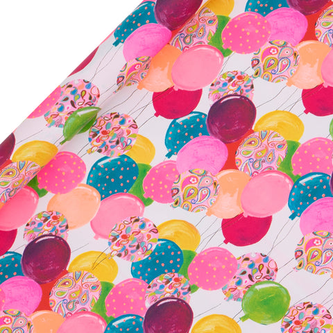 ROLLENGESCHENKPAPIER – BALLOONS PINK (4M) mit