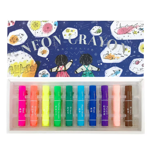 Neon Crayon 10 pcs