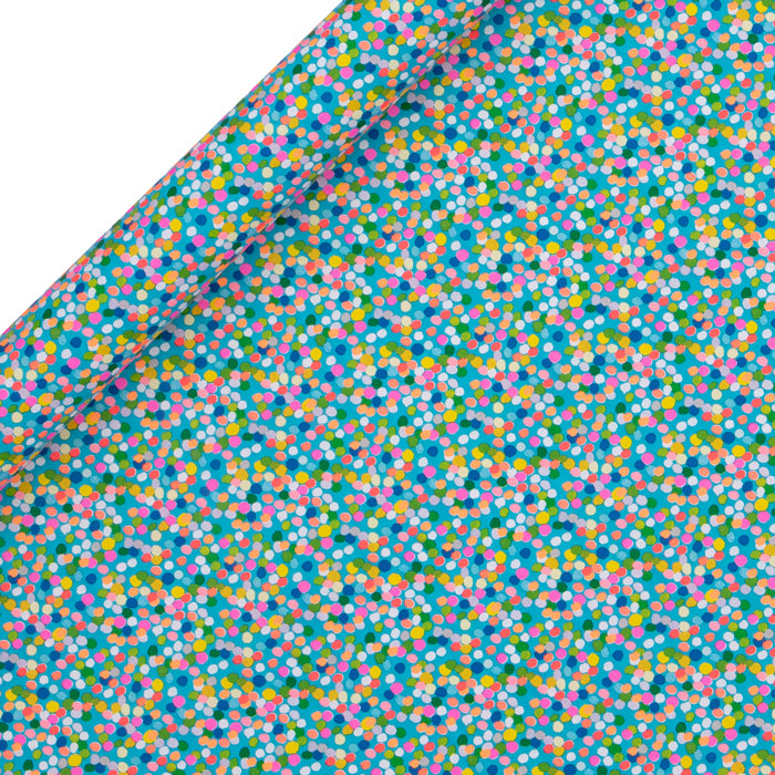 ROLLENGESCHENKPAPIER – SPOTTY BLUE (4M)