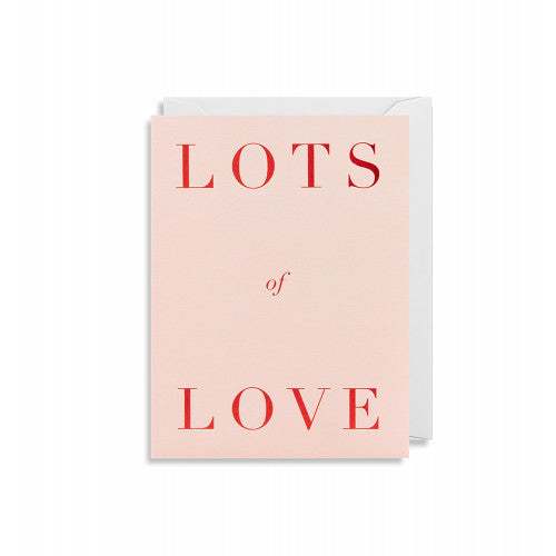 Minikarte Lots Of Love