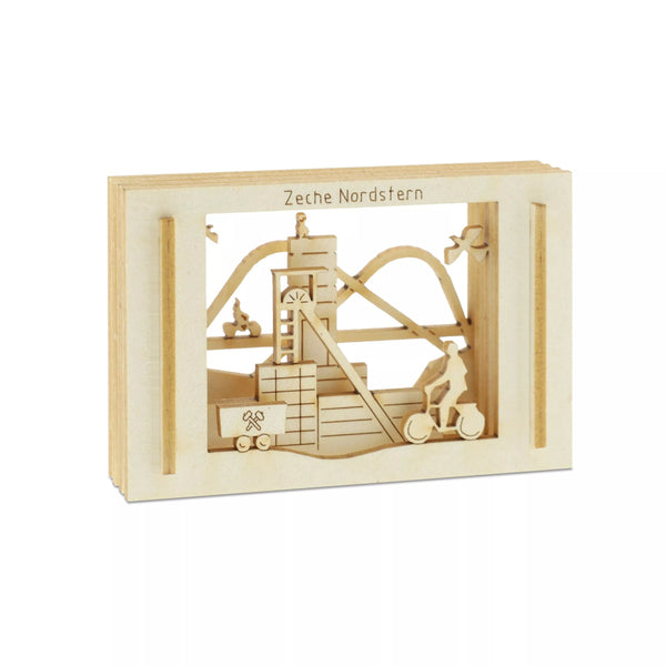 Gelsenkirchen-Zeche-Mini-Silhouette Silhoubox S – Souvenir