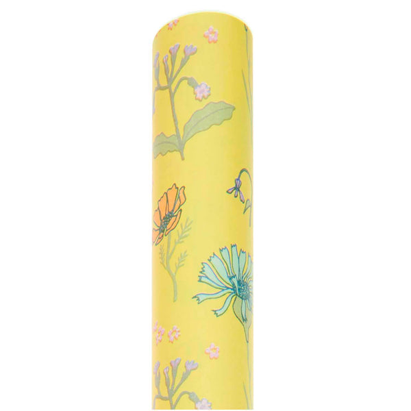 Geschenkpapier Futschikato, Blumen, Gelb, FSC MIX