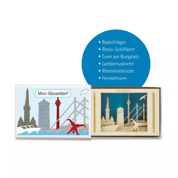 Düsseldorf-Mini-Silhouette Silhoubox S – Souvenir
