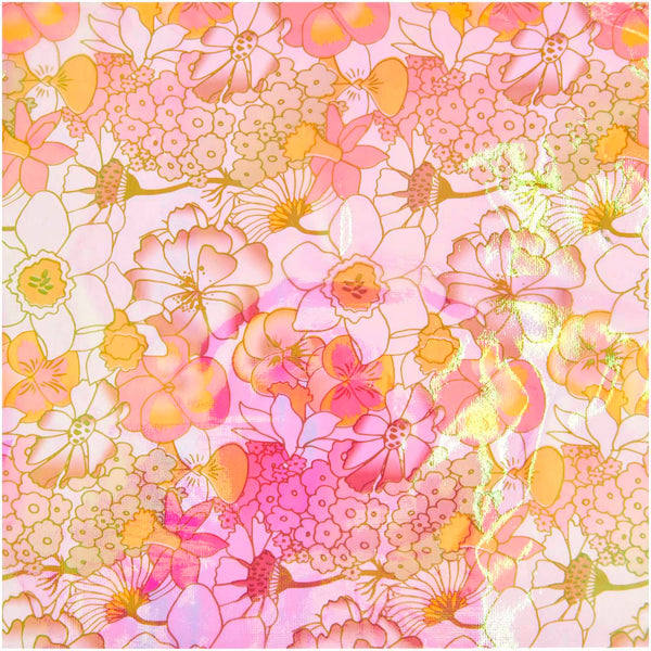 Geschenkfolie Blumen