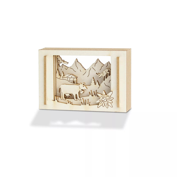Bergwelt-Mini-Silhouette Silhoubox S – Geschenkartikel