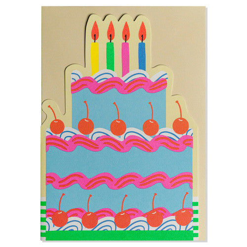 Ziehharmonika-Karte Cake