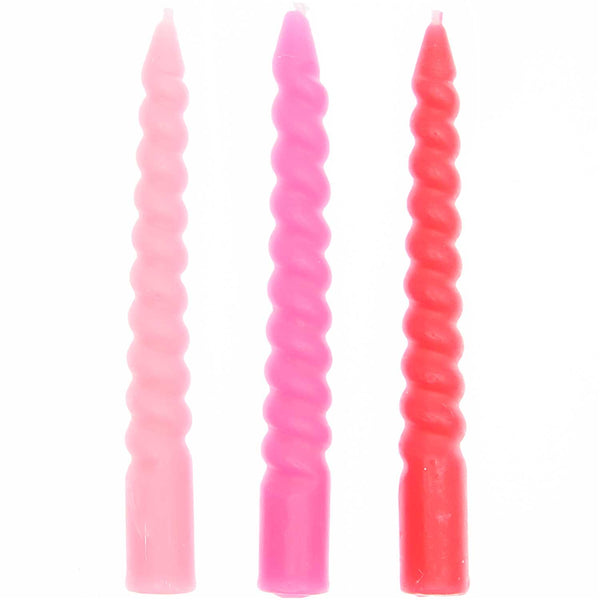 Spiralkerzen, Pink Mix