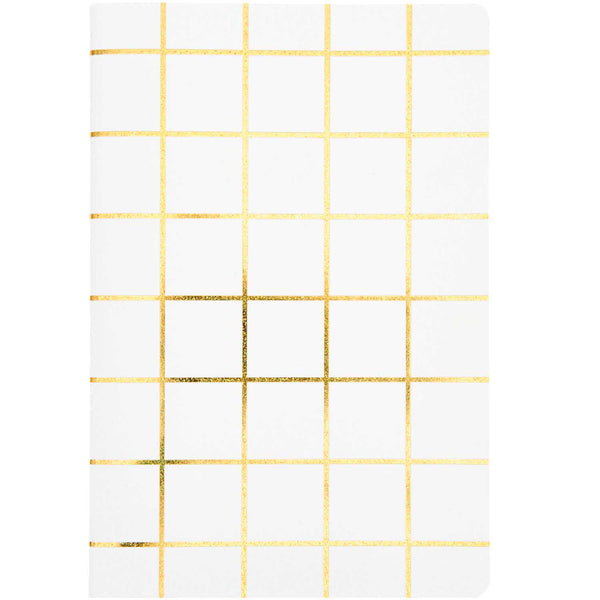 Notizhefte DIN A5, Grid / Stiefmütterchen FSC MIX