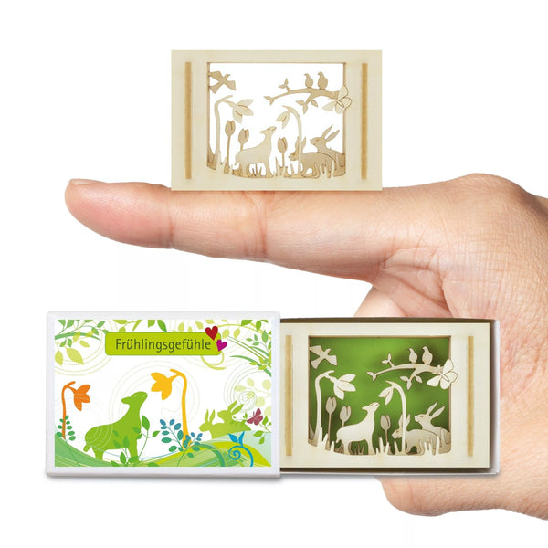 Frühlingsgefühle-Mini-Silhouette Silhoubox S – Souvenir