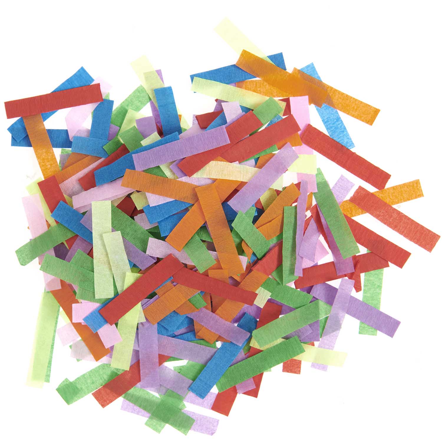 Krepp Konfetti, Regenbogen Klassik Mix