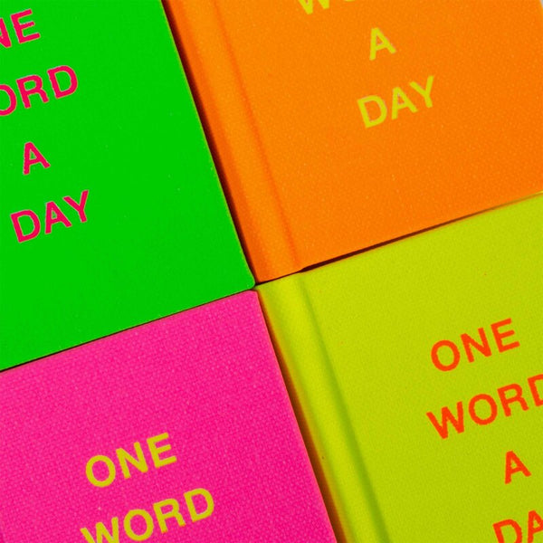 One Word a Day Neon Orange