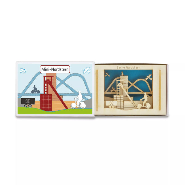 Gelsenkirchen-Zeche-Mini-Silhouette Silhoubox S – Souvenir