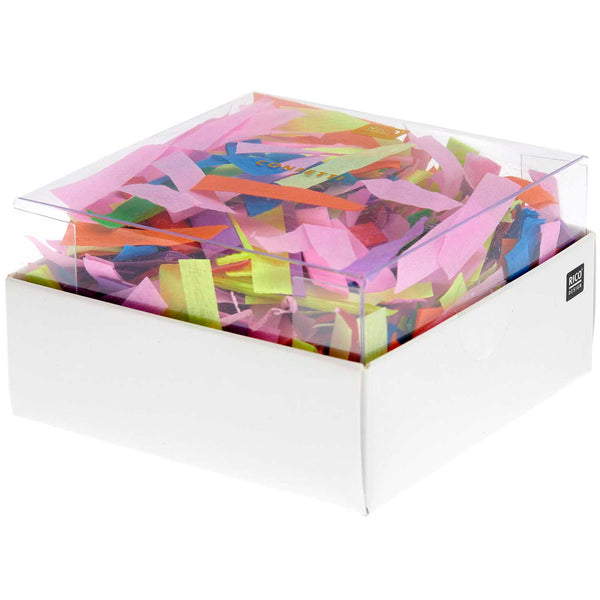 Krepp Konfetti, Regenbogen Klassik Mix
