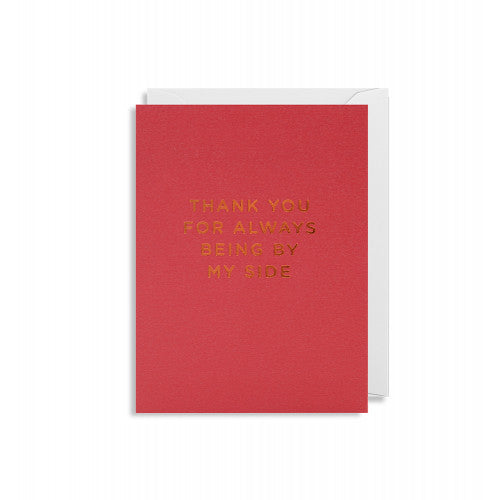 Minikarte Thank You For Always Being By My Side