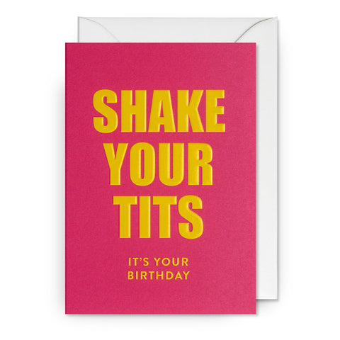 Greeting Card Postco - Shake Your Tits