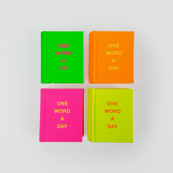 One Word a Day Neon Orange