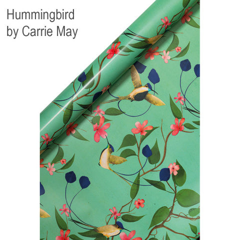 Geschenkpapier Rolle Hummingbird