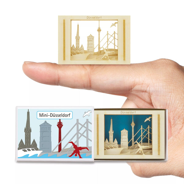 Düsseldorf-Mini-Silhouette Silhoubox S – Souvenir