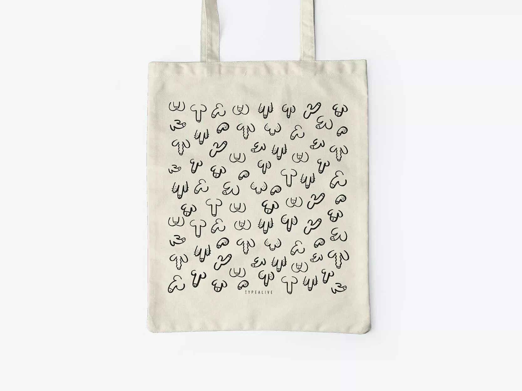 TYPEALIVE Baumwolltasche - DICKe Freunde