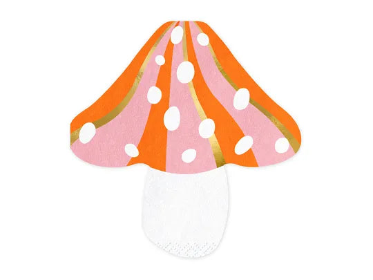 PartyDeco Servietten (Glücks-) Pilz