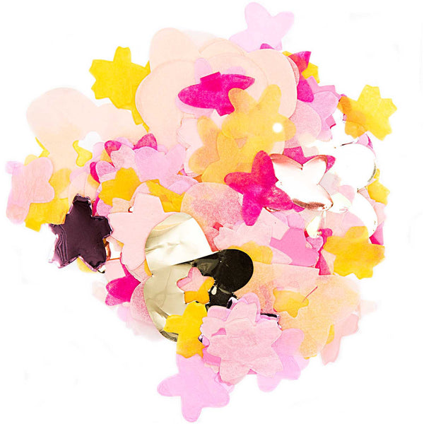 Konfetti Blüten, rosa