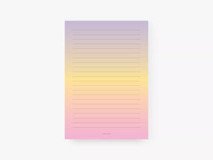 TYPEALIVE Notizblock / Sunset