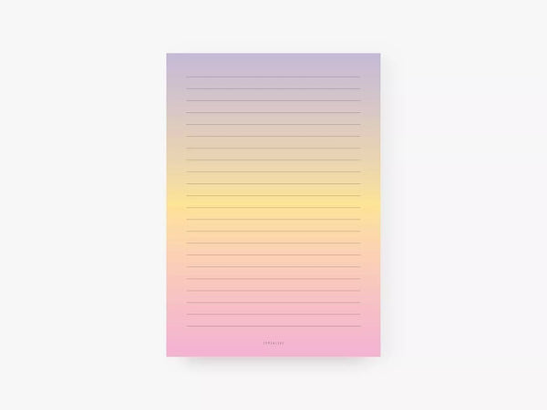 TYPEALIVE Notizblock / Sunset