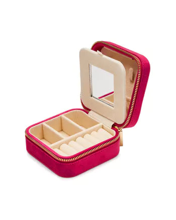 SOCASES Travel jewelery box color Raspberry