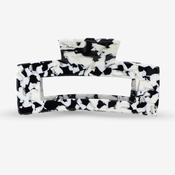 Sasstie Hairclip Big Crush Black Marble