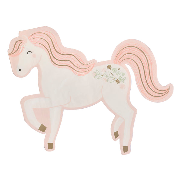 Ginger Ray Princess Horse Napkin