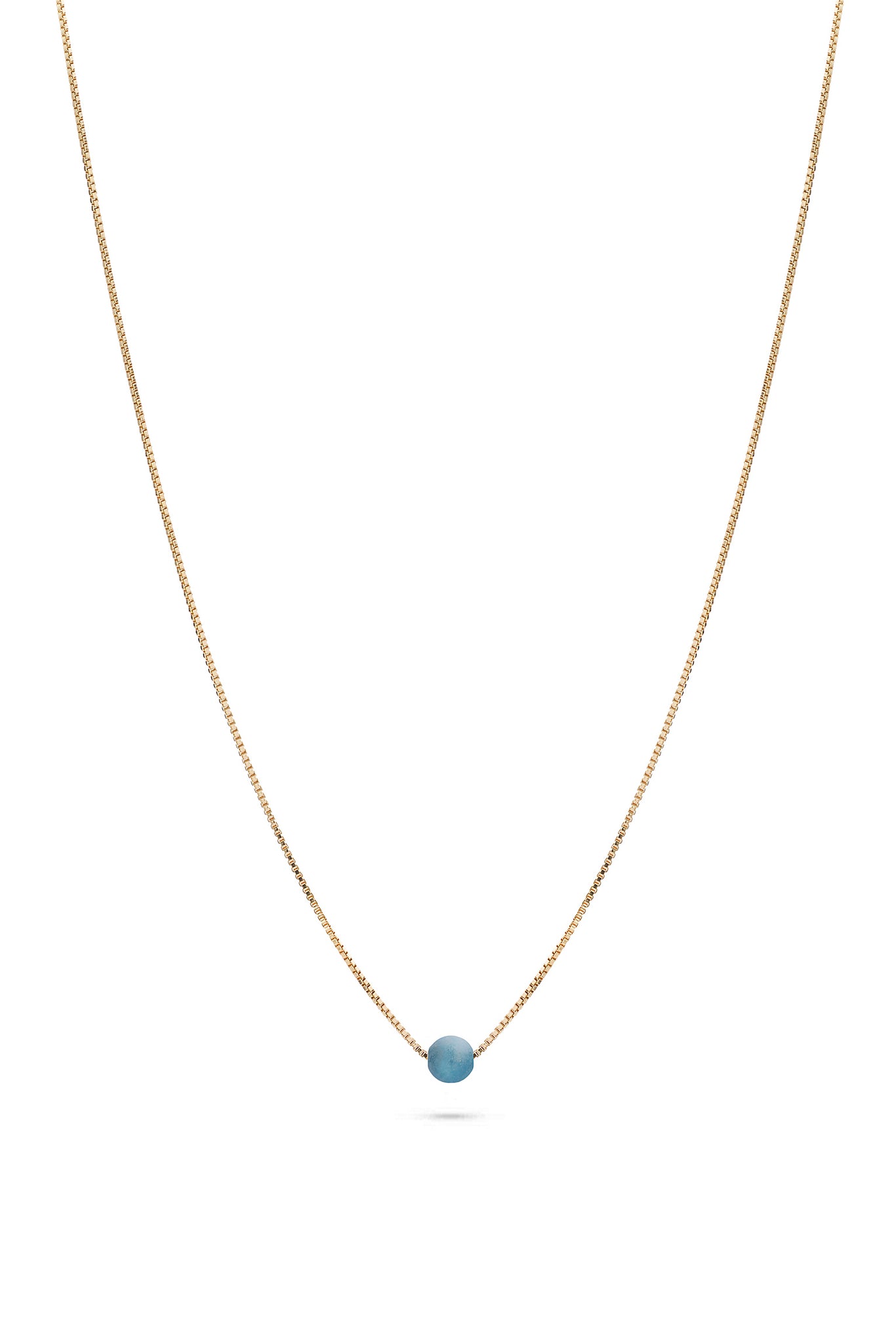 Birthstone Necklace Gold December