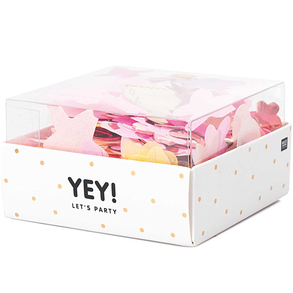 Konfetti Blüten, rosa