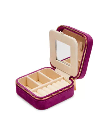 SOCASES Travel jewelery box color Purple/Wildberry