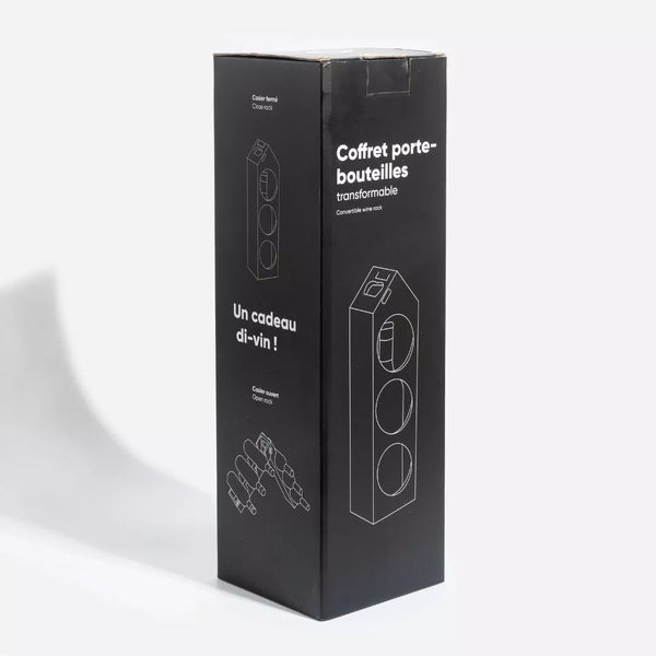 L’avant gardiste Verwandelbare Wein-Geschenkbox – Rackpack
