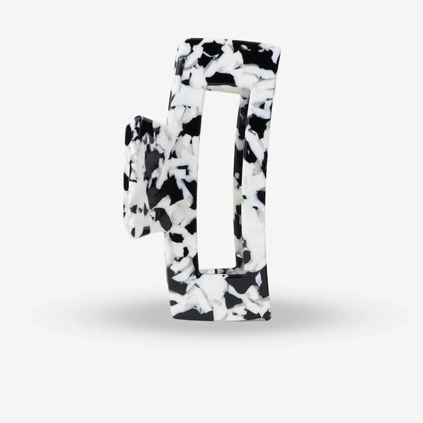 Sasstie Hairclip Big Crush Black Marble