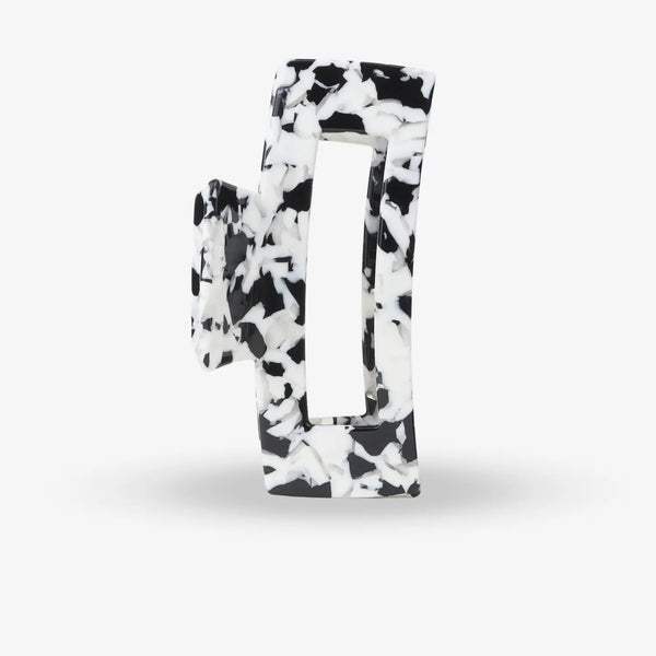 Sasstie Hairclip Big Crush Black Marble